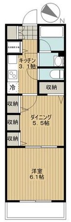 メルヴェーユ馬込の物件間取画像